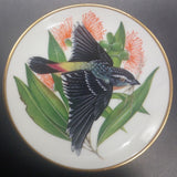 Franklin Porcelain - Songbirds of the World: Spotted Diamond Bird - Miniature Plate