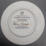 Franklin Porcelain - Songbirds of the World: Yellowhammer - Miniature Plate