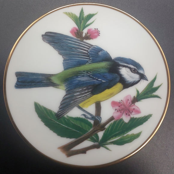Franklin Porcelain - Songbirds of the World: Blue Tit - Miniature Plate