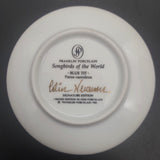 Franklin Porcelain - Songbirds of the World: Blue Tit - Miniature Plate
