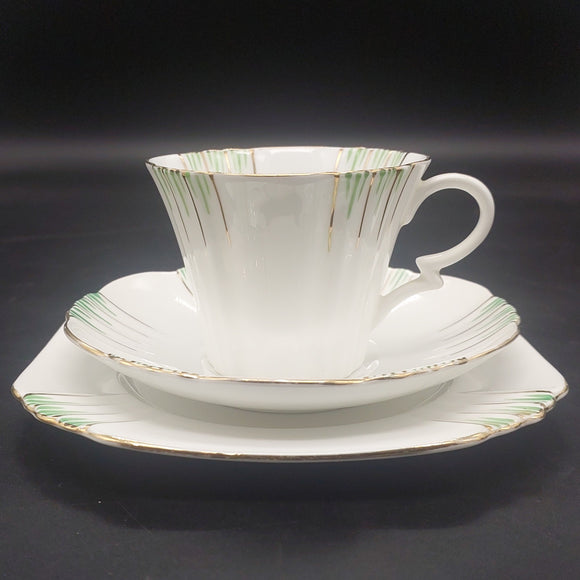 Royal Albert - Green and Gold Lines - Trio