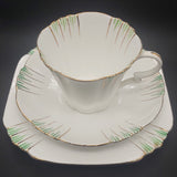 Royal Albert - Green and Gold Lines - Trio