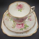 Royal Albert - American Beauty - Trio, Countess Cup, Square Side