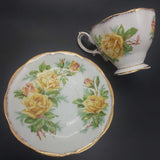 Royal Albert - Tea Rose - Trio, Malvern Cup, Square Side Plate