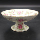 James Kent - Pink Roses, 3084 - Pedestal Bowl