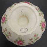 James Kent - Pink Roses, 3084 - Pedestal Bowl
