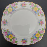 Colclough - Colourful Flowers on White, 6857 - Trio