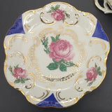 Oscar Schaller - Pink Roses, Blue Triangles - Demitasse Saucer