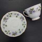 Colclough - Violets on Light Blue - Trio, Handle B