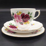 Queen Anne - Pink and Maroon Roses, 8289 - Trio