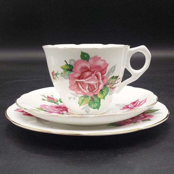 Royal Stafford - Pink Roses - Trio