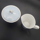 Zeh Scherzer - Blue with Grey Spots - Coffee Set