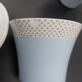 Zeh Scherzer - Blue with Grey Spots - Coffee Set