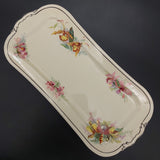 Royal Doulton - Orchids - Sandwich Tray and 6 Plates
