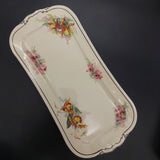 Royal Doulton - Orchids - Sandwich Tray and 6 Plates