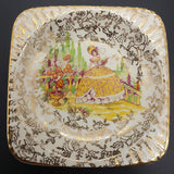 Empire - Crinoline Lady, Yellow Dress - Condiment/Trinket Dish, Square