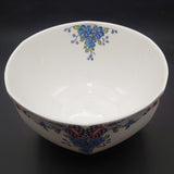Royal Albert - Blue Flowers, Black and Red Border -Sugar Bowl