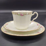 E Hughes & Co - Small Pink Roses on Band - Trio