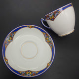 Bell China - Blue Band with Fruit - Trio