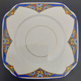 Bell China - Blue Band with Fruit - Trio