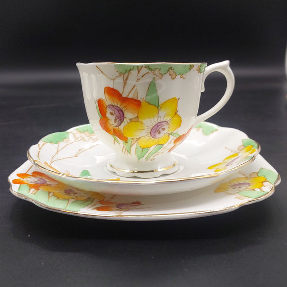 Royal Albert - Daffodil, Orange and Yellow - Trio
