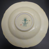 Crown Staffordshire - Floral Spray, Gold Floral Filigree - Demitasse Duo