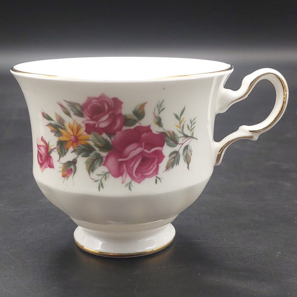 Queen Anne - Red Roses, Orange Daisy, 8628 - Cup