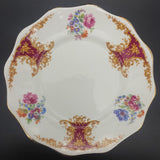 Foley - Floral Sprays, Maroon Shields - Trio