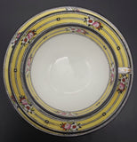 Bishop & Stonier - Flowers on Yellow and Black Band - Tea Set