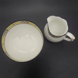 Bishop & Stonier - Flowers on Yellow and Black Band - Tea Set