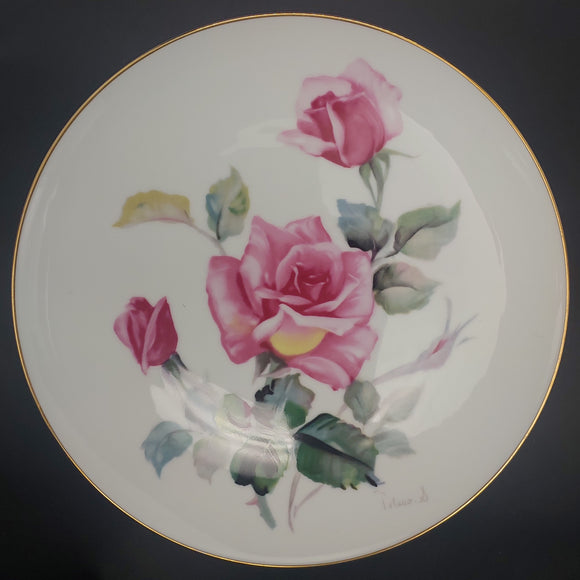 Noritake - Pink Roses - Cake Plate