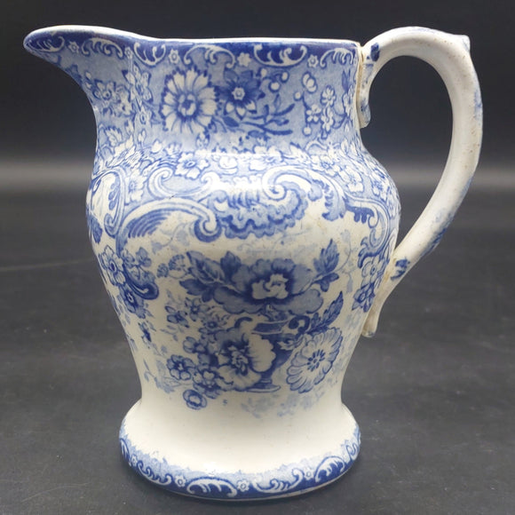 Unmarked - Blue and White Flowers - Jug