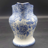 Unmarked - Blue and White Flowers - Jug
