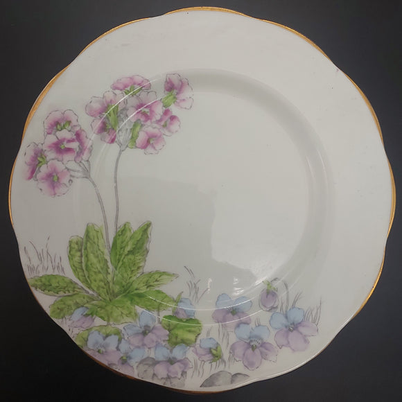 Salisbury - Primulas and Violets - Side Plate