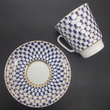 Imperial Porcelain - Cobalt Net - Coffee Duo
