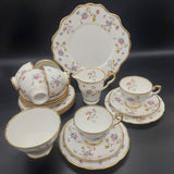 Royal Stafford - Violets-Pompadour - 21-piece Tea Set