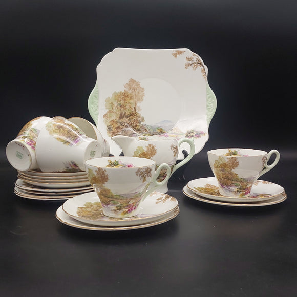 Shelley - Heather - 20-piece Tea Set