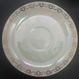 Victoria - Gold Garland on Pearl Lustre - Saucer