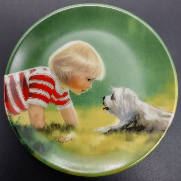 Pemberton & Oakes - Donald Zolan's Making Friends - Miniature Display Plate