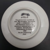 Pemberton & Oakes - Donald Zolan's My Pumpkin - Miniature Display Plate
