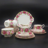 Royal Albert - Old English Rose, 4571 - 21-piece Tea Set, Oval Cake Plate