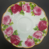 Royal Albert - Old English Rose, 4571 - 21-piece Tea Set, Oval Cake Plate