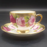 Royal Albert - Old English Rose 2735, Heavy Gold Rim - Duo: Smooth Cup