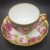 Royal Albert - Old English Rose 2735, Heavy Gold Rim - Duo: Smooth Cup