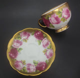 Royal Albert - Old English Rose 2735, Heavy Gold Rim - Duo: Smooth Cup