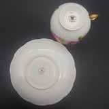 Royal Albert - Old English Rose 2735, Heavy Gold Rim - Duo: Smooth Cup