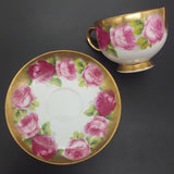 Royal Albert - Old English Rose 2735, Heavy Gold Rim - Trio: Smooth Cup