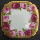 Royal Albert - Old English Rose 2735, Heavy Gold Rim - Trio: Smooth Cup