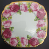 Royal Albert - Old English Rose 2735 - Trio: Hampton Cup, Square Side Plate
