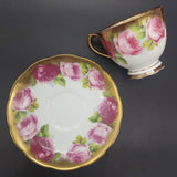 Royal Albert - Old English Rose 2735, Heavy Gold Rim - Duo: Countess Cup